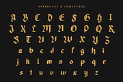 Kosegry – A Bold Blackletter Font, a Blackletter Font by Randi Irvan | Rvandtype (Thumbnail 11 of 13)