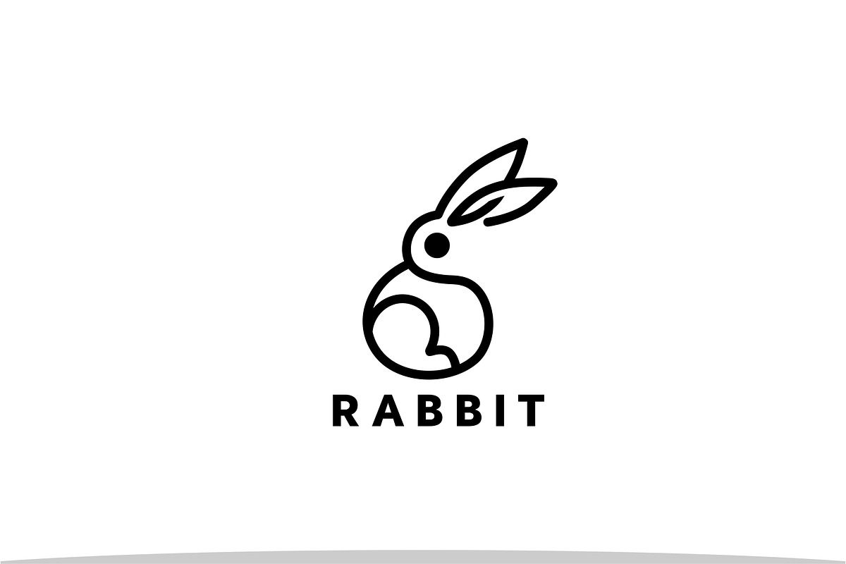 Rabbit Logo Template, a Branding & Logo Template by Metrolinevision (Photo 2 of 2)
