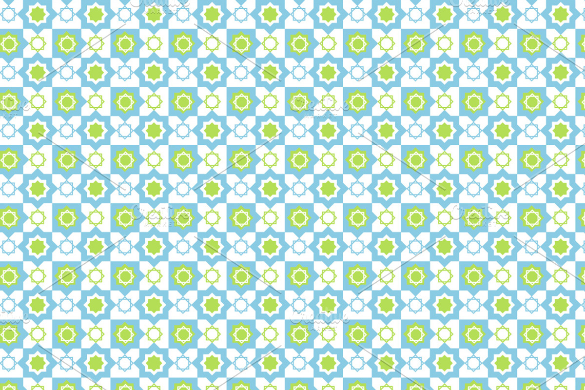 Flat Islamic Geometric Pattern, a Pattern Graphic by MISS CHATZ (Photo 3 of 3)