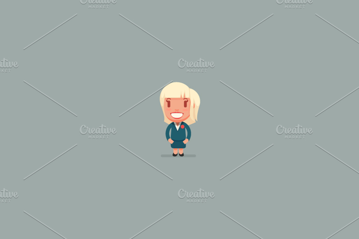 Business people poses: Woman, a Person Illustration by Beatriz Gascón (Photo 3 of 3)