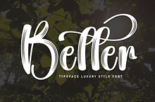 Better | Script Font