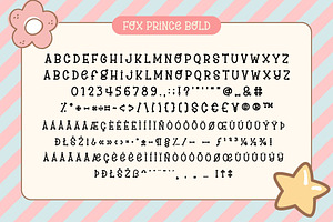 Fox Prince: 4 Font Styles