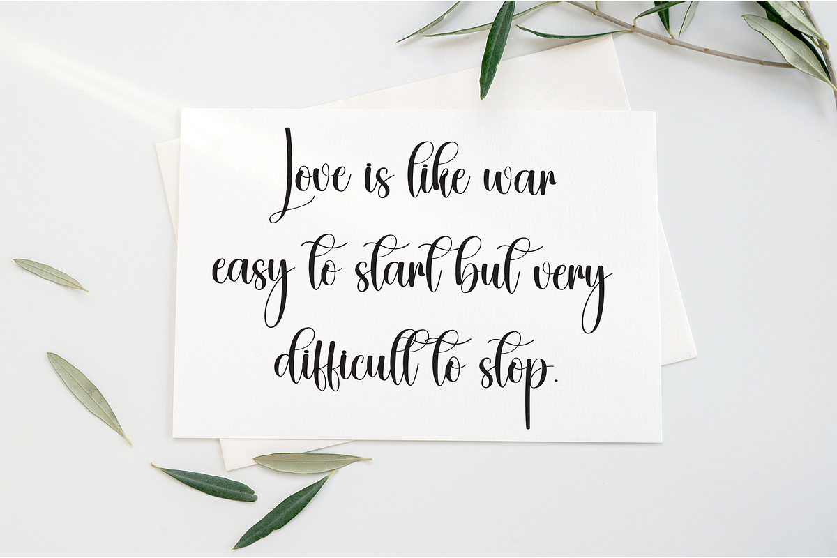 Hunting | Script Font, a Handwritten Font by Scratchones (Photo 5 of 9)