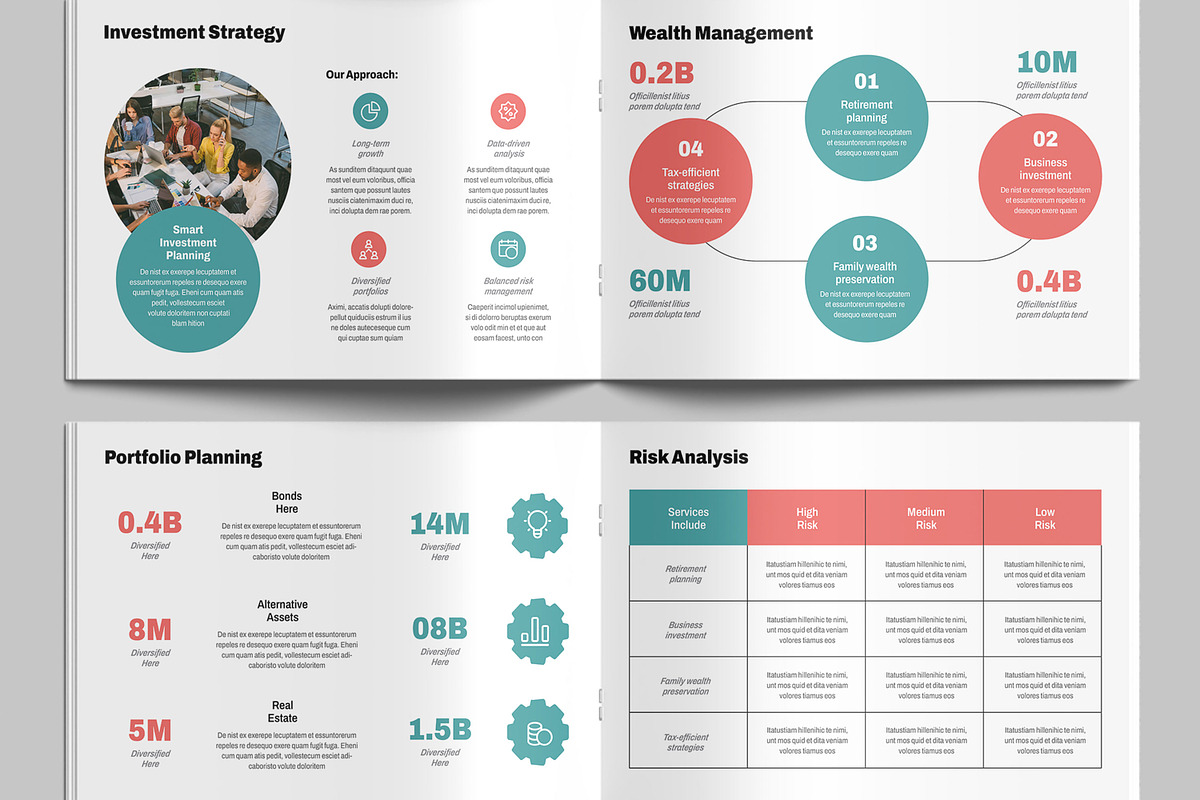 Corporate Investor Brochure Template, a Brochure Template by MightyDesign (Photo 4 of 9)