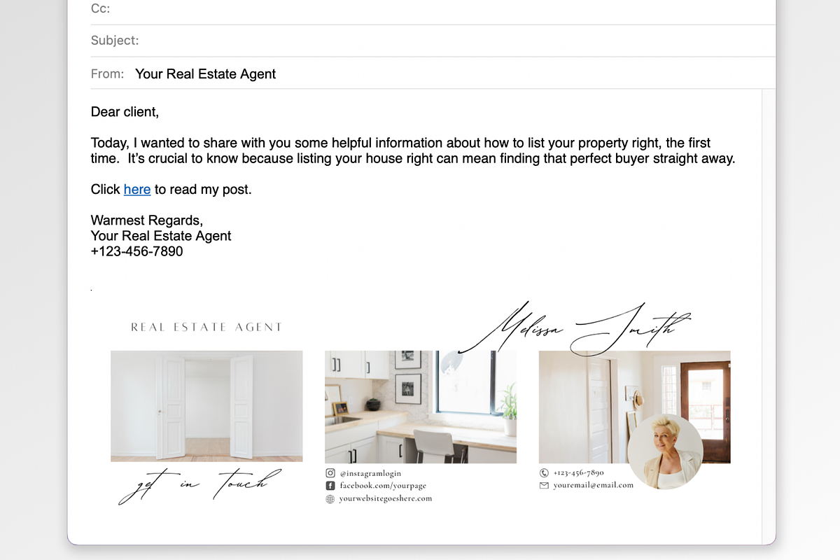 3 Email Signature Templates, a Marketing Template by ZoaniDesign (Photo 8 of 10)