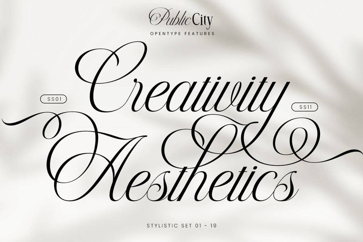 Public City Elegant Classic Font Duo, a Font by Pixesia Studio (Photo 11 of 13)
