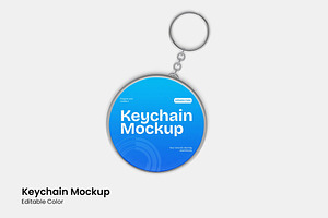 Keychain Mockup, a Merchandise Mockup by renderstockmarket