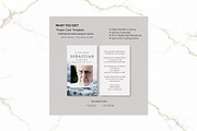 Funeral Prayer Card Canva FR010, a Card Template by TyphoonStudio (Thumbnail 2 of 6)
