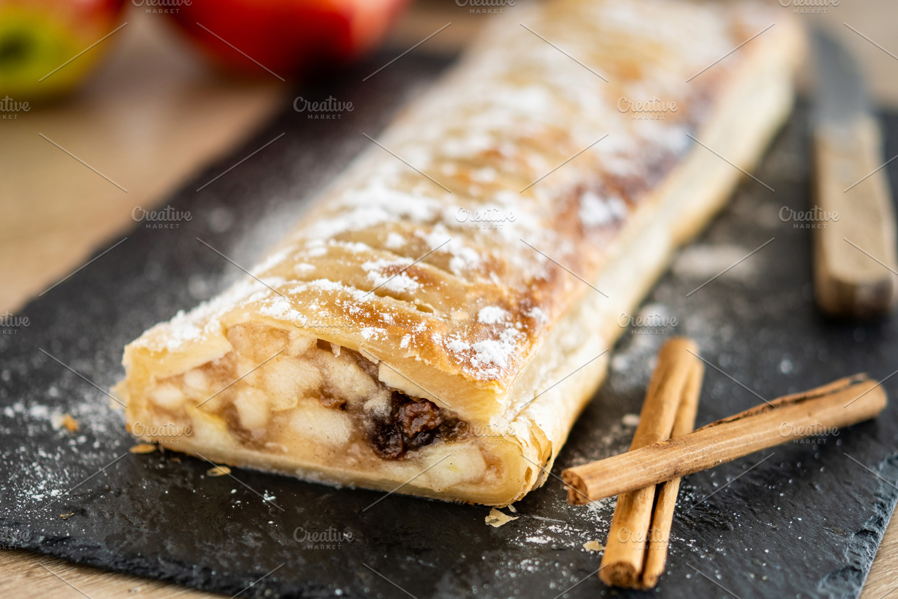 Homemade apple strudel, a Food & Drink Photo by etorres69
