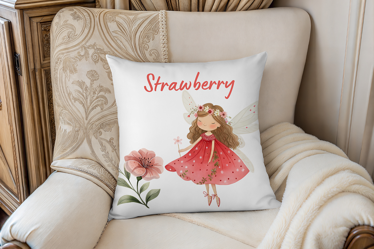 Whimsical Strawberry Girl, an Illustration by MockupWizard (Photo 4 of 4)