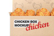 Kraft Chicken Box Mockup, a Packaging Mockup by VadimPetrov (Thumbnail 4 of 5)