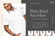 Men Polo Shirt Mockups Set FREE DEMO, a Books & Magazine Mockup by Apparel_Mockups (Thumbnail 5 of 25)
