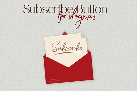 Vlogmas Subscribe Button for Youtube