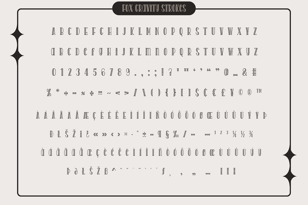 Fox Gravity 4 Font Style, a Slab Serif Font by Fox7 By Rattana (Photo 11 of 12)