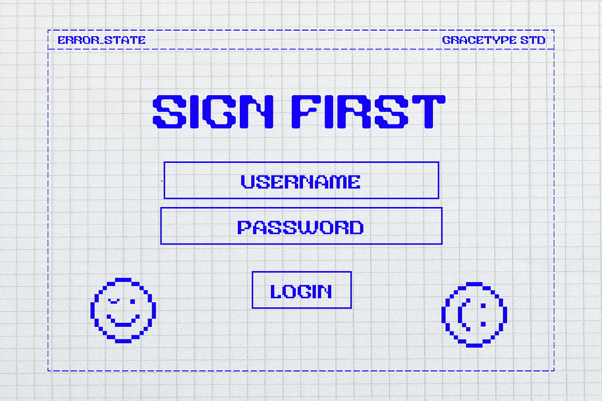 Error State | Pixel Font, a Sans Serif Font by gracetype_studio (Photo 4 of 12)