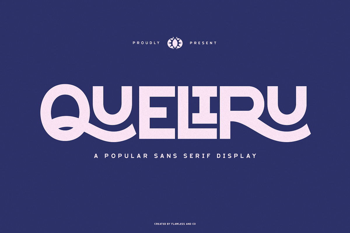 Queliru - Sans Serif Display Font, a Sans Serif Font by Flawless And Co (Photo 1 of 10)
