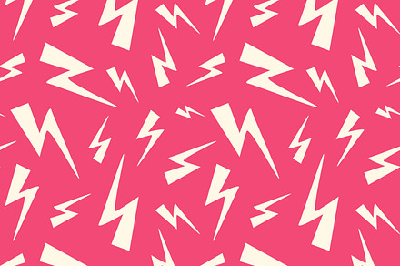 pattern of lightning bolts, a Pattern Graphic by Art's and patterns