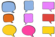 40 POP UP BUBBLES PNG BUNDLE, a Decorative Illustration by ClipArtTime (Thumbnail 2 of 3)
