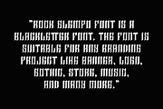 Rock Glempo - Music Font, a Blackletter Font by Iqsiart Studio (Thumbnail 5 of 10)
