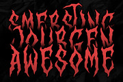 Lorque Black Metal Display Font, a Blackletter Font by Maulana Creative (Thumbnail 7 of 7)