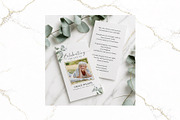 Funeral Prayer Card Canva FR007, a Card Template by TyphoonStudio (Thumbnail 3 of 6)