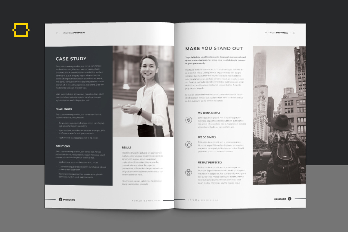 Business Proposal, a Brochure Template by DesignJanala (Photo 6 of 9)