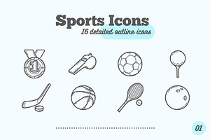 16 Sports Icons