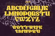 Baxik - Fat Funk Font, a Sans Serif Font by Bentype Studio (Thumbnail 4 of 8)