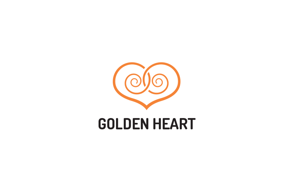 Golden Heart_logo, a Branding & Logo Template by NicklancerShop (Photo 1 of 3)