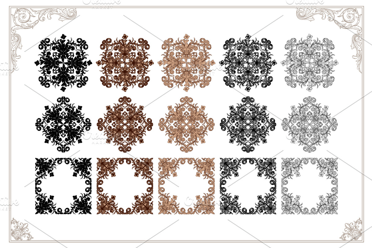 Ornament elements for decorate, a Decorative Illustration by Samira (Photo 7 of 16)