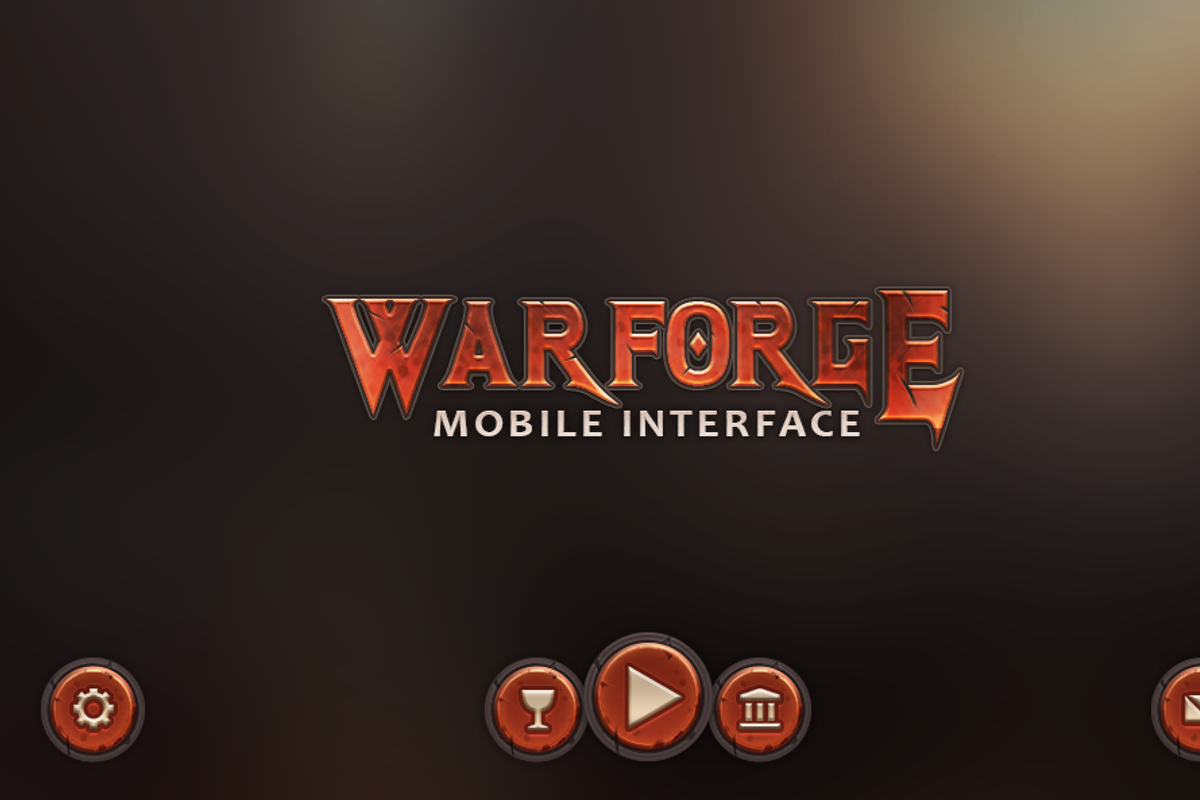 Warforge Mobile UI, a Templates & Theme by EvilSystem (Photo 2 of 13)