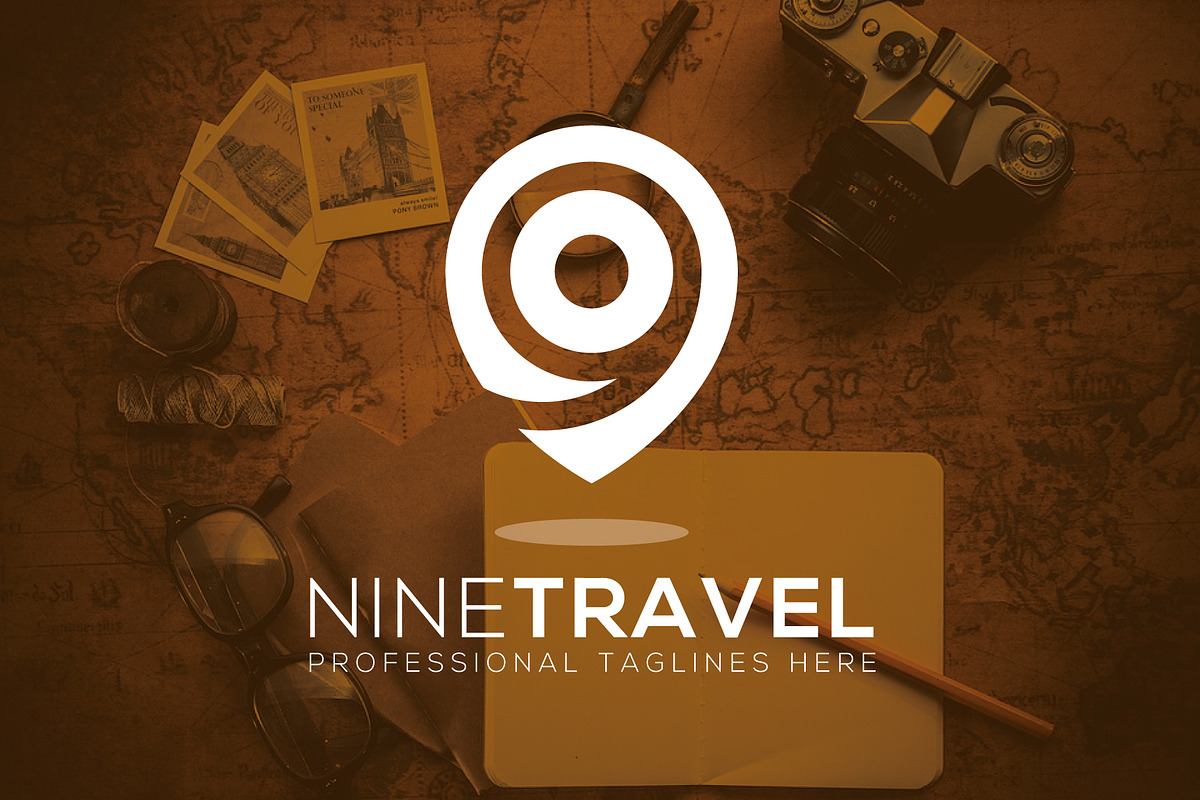 Nine Travel Logo, a Branding & Logo Template by Maximum Designstudio (Photo 2 of 3)