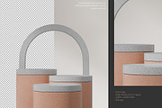 5 Podium with Transparent Background, a Background Graphic by faustudio (Thumbnail 4 of 7)