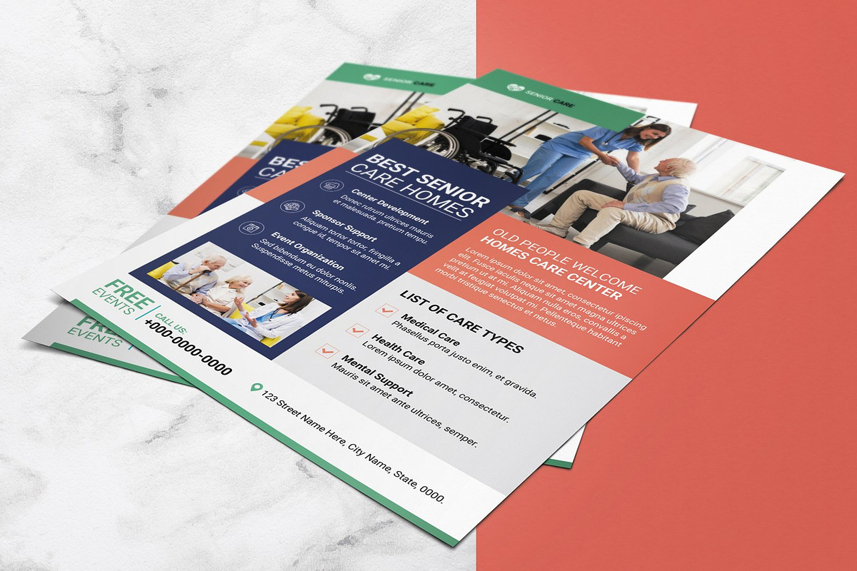 Senior Care Flyer, a Flyer Template by retrographix (Photo 2 of 3)
