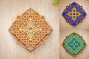 3D Lilac Flower Mandala - SVG Cut Fi, an Object Graphic by Arshad Ali (Thumbnail 4 of 8)