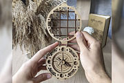 Santa Claus Compass - Laser Cut File, an Object Graphic by VectorPainter (Thumbnail 11 of 11)