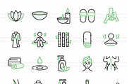 Spa Green & Black Icons, an Icon by IconBunny (Thumbnail 2 of 2)