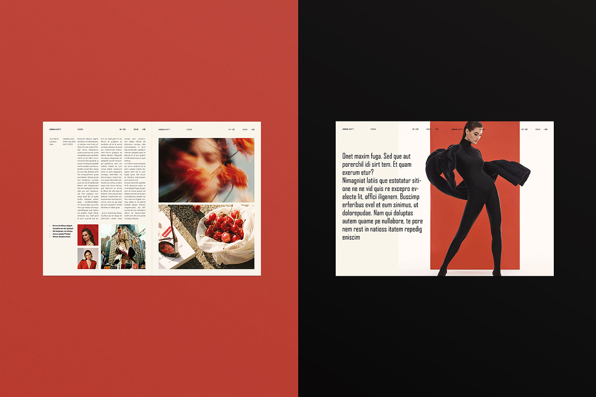 Modern Magazine Layout Template, a Magazine Template by ArtisanaAura (Photo 18 of 23)