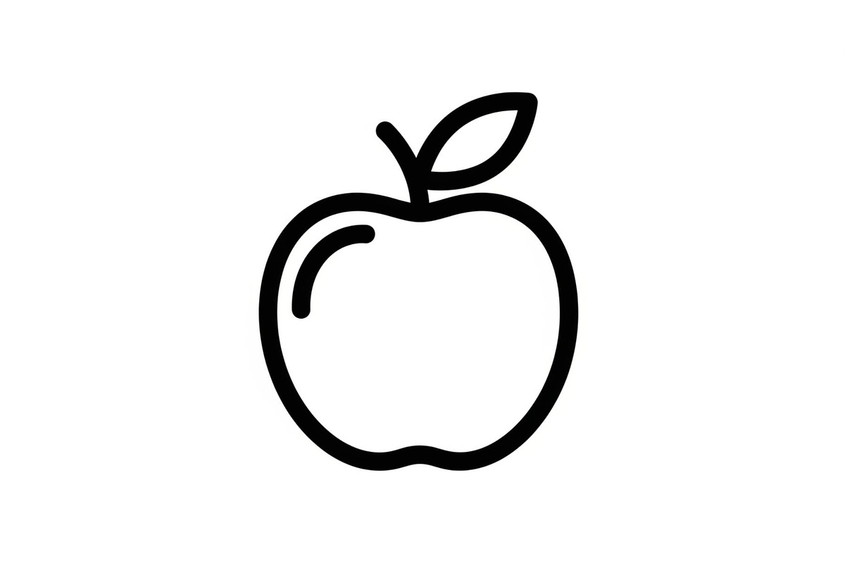 Apple Fruit Vector Icon Bundle, an Illustration by musafir_fashion (Photo 31 of 49)