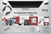 Stylescape / Moodboard Template 05, a Product Mockup by Andre28 (Thumbnail 1 of 6)