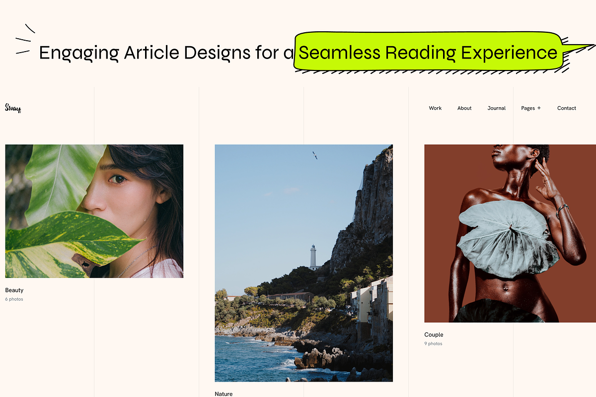 Folio - Minimal Portfolio & Gallery, an UI Kit Template by YoArts (Photo 3 of 5)