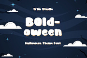 Bold-oween Halloween Font, a Handwritten Font by TrimStudio (Thumbnail 1 of 8)
