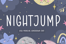 Nightjump - High Monoline Font