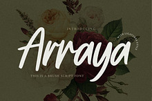 Arraya – Brush Script Font
