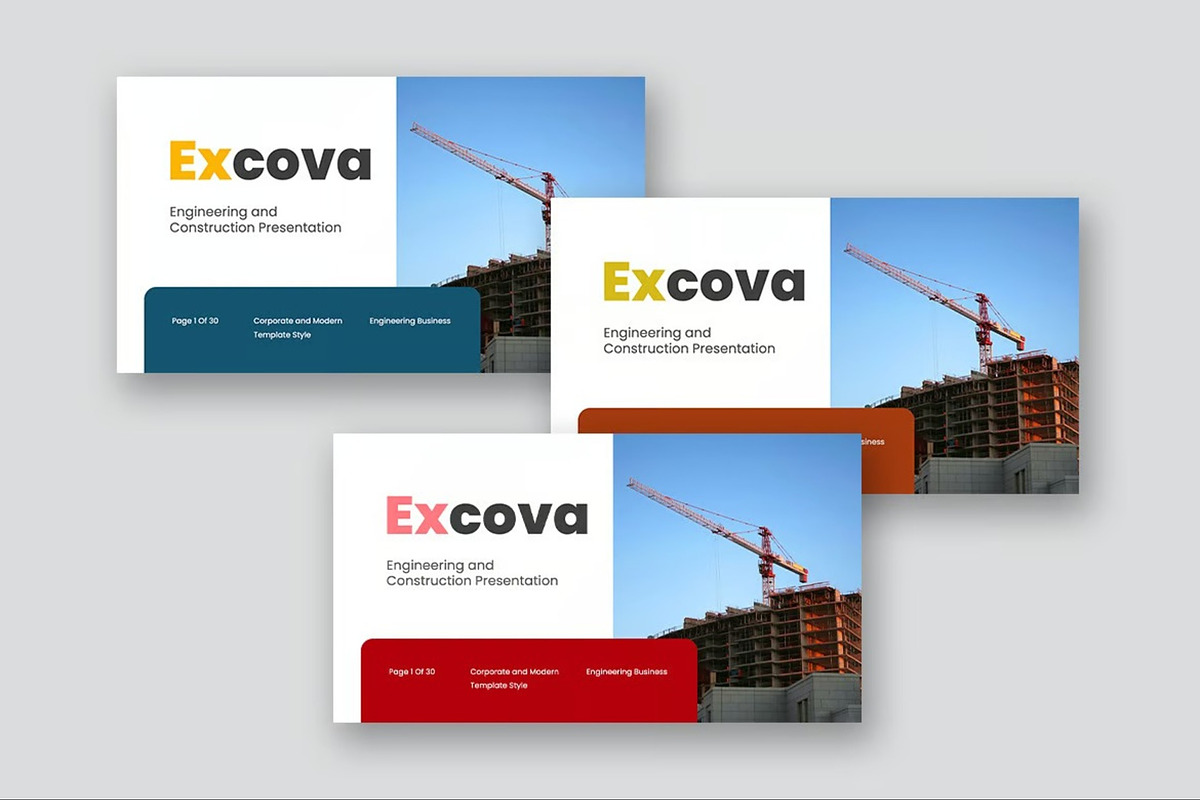 Engineering  Construction Powerpoint, a Presentation Template by Fit-tee (Photo 4 of 10)