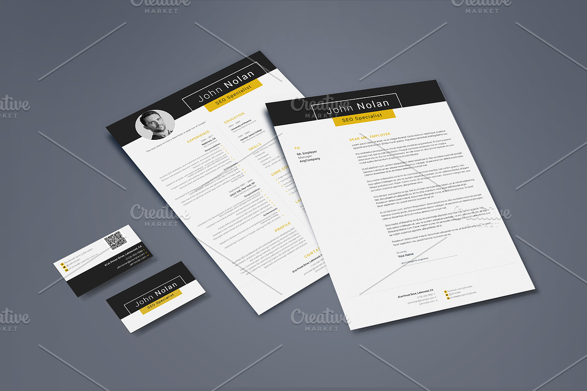 Printable Resume for SEO Specialist, a Resume Template by MotoCMS (Photo 3 of 4)