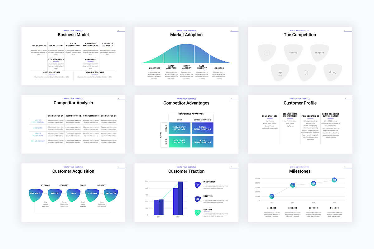 Accelerator Powerpoint Template, a Presentation Template by Slidesmash