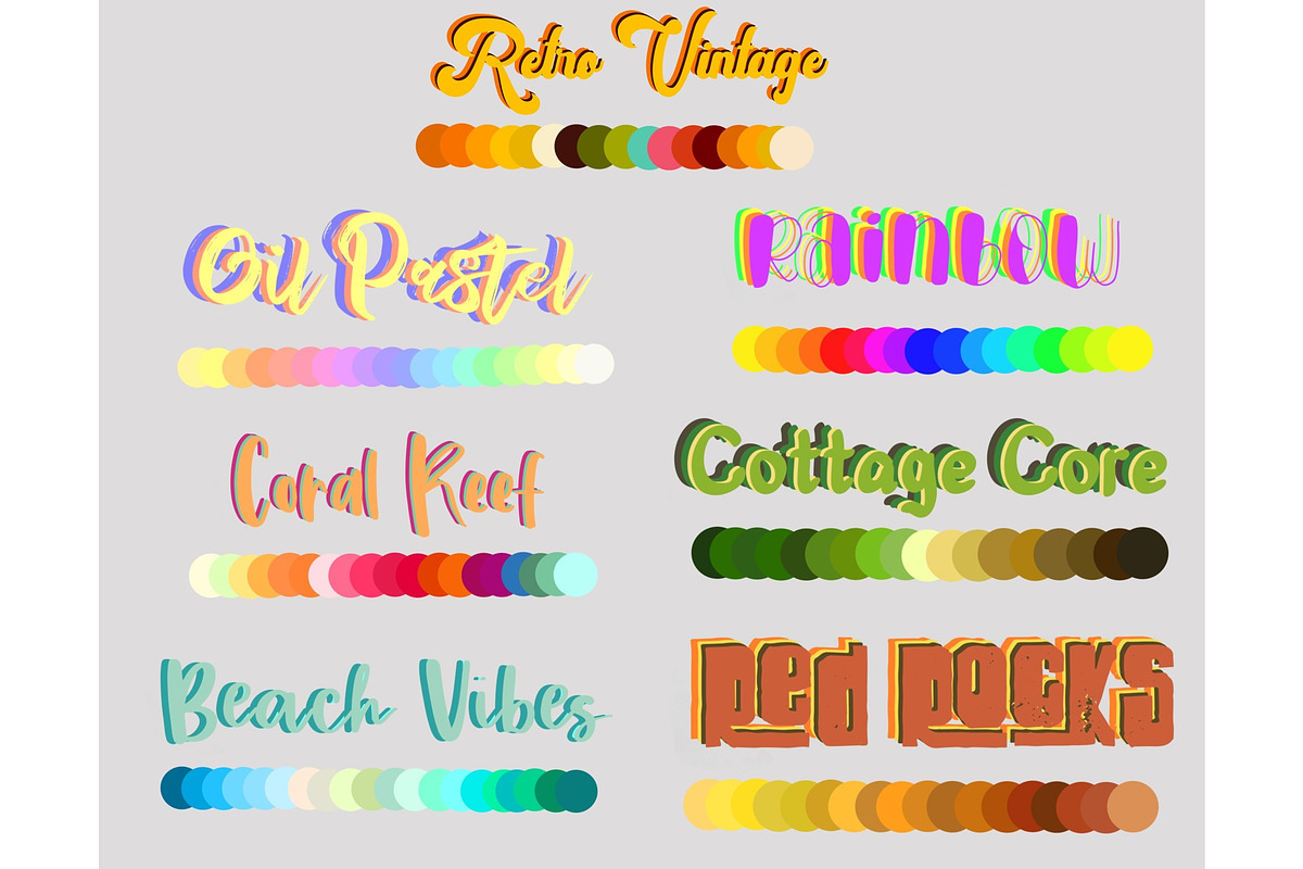 7 Unique Color Palettes - ProCreate, a Palette Add-On by Studio B Art Design (Photo 4 of 12)
