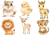 Baby Animal Nursery Sublimation, an Illustration by Designworld (Thumbnail 2 of 7)
