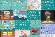 200+ business illustrations, a Templates & Theme by Somjai King (Thumbnail 5 of 6)